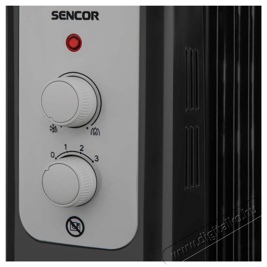 Sencor SOH 3311BK elektromos Olajradi&aacute;tor - fekete H&aacute;ztart&aacute;s / Otthon / K&uuml;lt&eacute;r - Fűt&eacute;s - Olajradi&aacute;tor - 346056