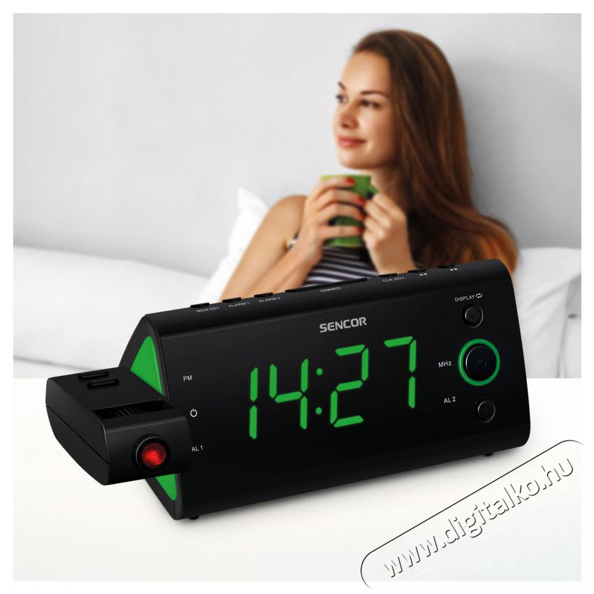 Sencor SRC 330GN R&aacute;di&oacute;s &eacute;bresztő&oacute;ra - z&ouml;ld Audio-Video / Hifi / Multim&eacute;dia - R&aacute;di&oacute; / &oacute;r&aacute;s r&aacute;di&oacute; - &Eacute;bresztő&oacute;r&aacute;s r&aacute;di&oacute; - 274595
