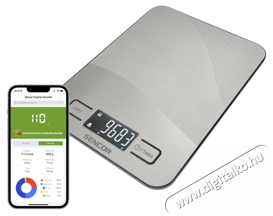 Sencor SKS 8080 Smart konyhai m&eacute;rleg Konyhai term&eacute;kek - Konyhai m&eacute;rleg - 493698