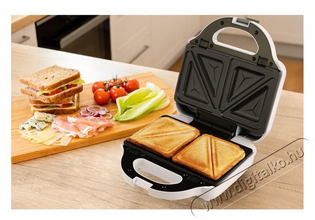 Sencor SSM 9310WH Szendvicss&uuml;tő Konyhai term&eacute;kek - Konyhai kisg&eacute;p (s&uuml;t&eacute;s / főz&eacute;s / hűt&eacute;s / &eacute;telk&eacute;sz&iacute;t&eacute;s) - Melegszendvics / gofri s&uuml;tő - 493624