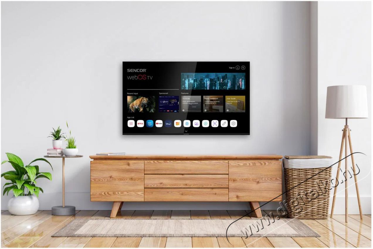 Sencor 50  SLE 50US804B Telev&iacute;zi&oacute;k - LED telev&iacute;zi&oacute; - UHD 4K felbont&aacute;s&uacute; - 506065