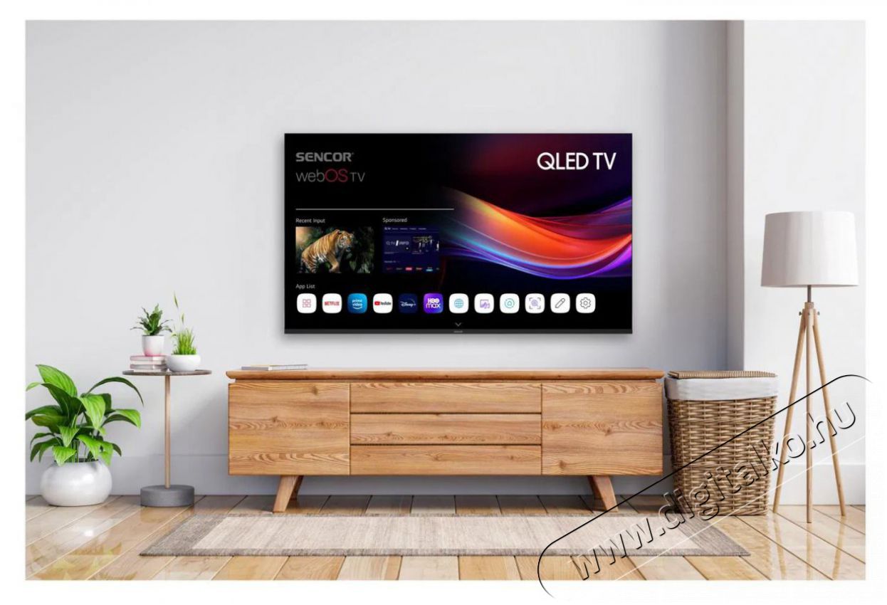Sencor 65  SLE 65Q871B Telev&iacute;zi&oacute;k - OLED telev&iacute;zi&oacute; - UHD 4K felbont&aacute;s&uacute; - 506064