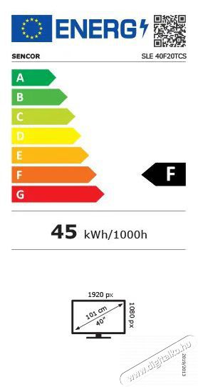 Sencor 43  SLE 43F20TCS Telev&iacute;zi&oacute;k - LCD telev&iacute;zi&oacute; - 506052