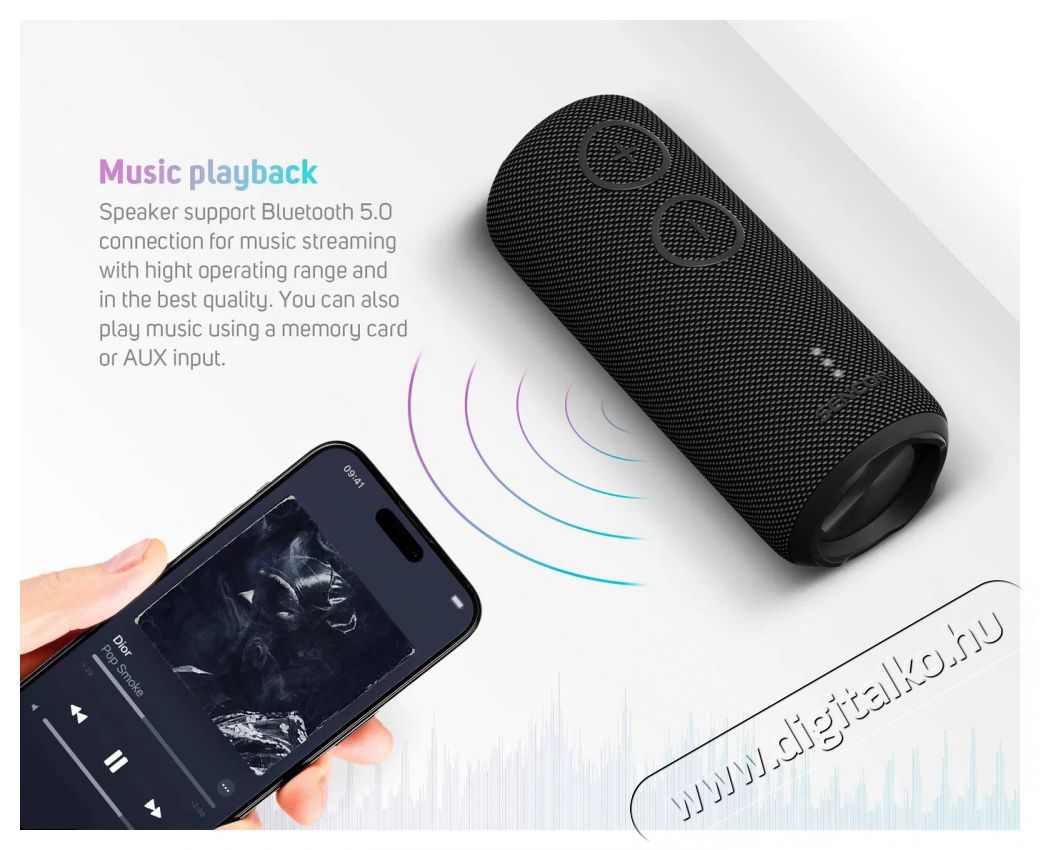 Sencor SIRIUS 2 BLACK Audio-Video / Hifi / Multim&eacute;dia - Hordozhat&oacute;, vezet&eacute;k n&eacute;lk&uuml;li / bluetooth hangsug&aacute;rz&oacute; - Hordozhat&oacute;, vezet&eacute;k n&eacute;lk&uuml;li / bluetooth hangsug&aacute;rz&oacute; - 521412