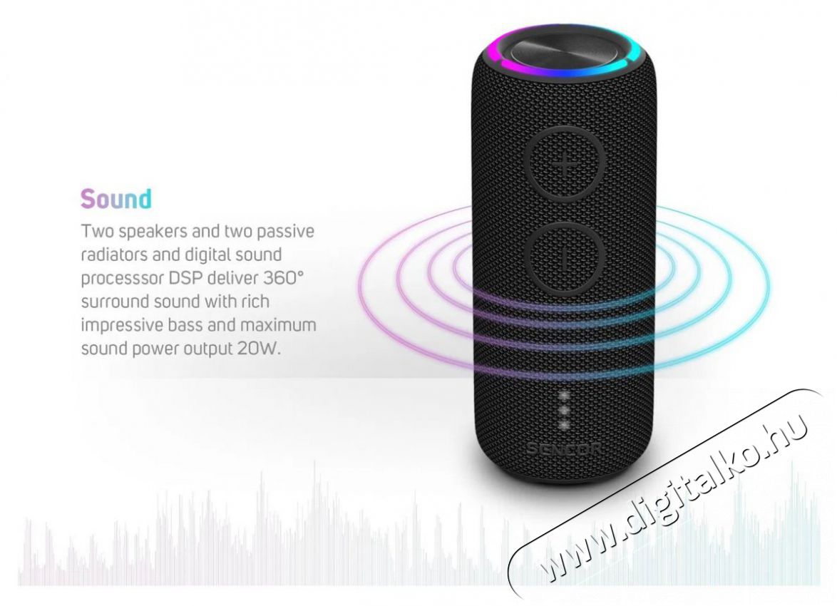 Sencor SIRIUS 2 NAVY Audio-Video / Hifi / Multim&eacute;dia - Hordozhat&oacute;, vezet&eacute;k n&eacute;lk&uuml;li / bluetooth hangsug&aacute;rz&oacute; - Hordozhat&oacute;, vezet&eacute;k n&eacute;lk&uuml;li / bluetooth hangsug&aacute;rz&oacute; - 521414