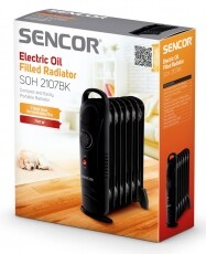Sencor SOH 2107BK olajradi&aacute;tor H&aacute;ztart&aacute;s / Otthon / K&uuml;lt&eacute;r - Fűt&eacute;s - Olajradi&aacute;tor - 310474
