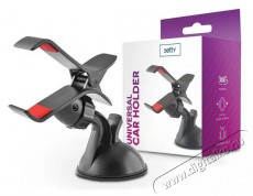 SETTY TF-0056 univerz&aacute;lis műszerfalra/sz&eacute;lv&eacute;dőre helyezhető fekete aut&oacute;s telefon tart&oacute; Aut&oacute;hifi / Aut&oacute; felszerel&eacute;s - Aut&oacute;s / aut&oacute;hifi kieg&eacute;sz&iacute;tő - Egy&eacute;b aut&oacute;s kieg&eacute;sz&iacute;tő - 406339