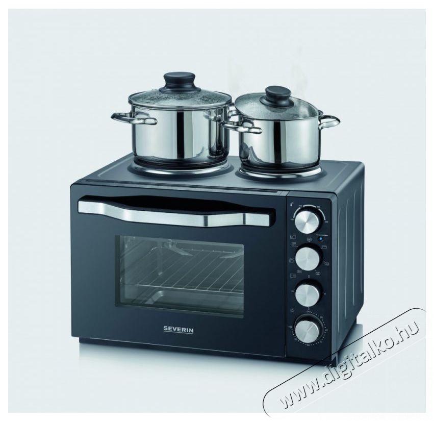 Severin TO 2074 Minis&uuml;tő Konyhai term&eacute;kek - S&uuml;tő-főzőlap, tűzhely (szabadon&aacute;ll&oacute;) - Mini s&uuml;tő / mini grill / mini konyha - 386477