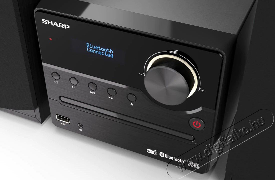 SHARP XL-B512BK Bluetooth mikrohifi rendszer - fekete, fa hangsz&oacute;r&oacute;kkal Audio-Video / Hifi / Multim&eacute;dia - Hifi - Sztere&oacute; - Mikro-, mini hifi rendszer - 369933