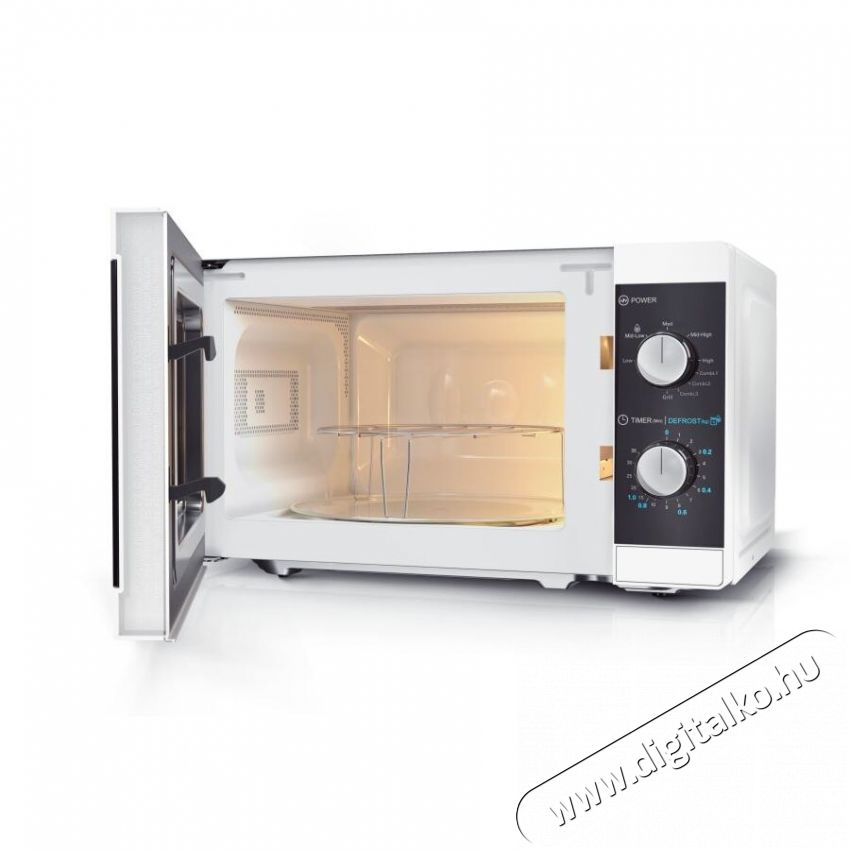 SHARP YC-MG01EW mikrohull&aacute;m&uacute; s&uuml;tő  Konyhai term&eacute;kek - Mikrohull&aacute;m&uacute; s&uuml;tő - Mikrohull&aacute;m&uacute; s&uuml;tő (szabadon&aacute;ll&oacute;) - 371606