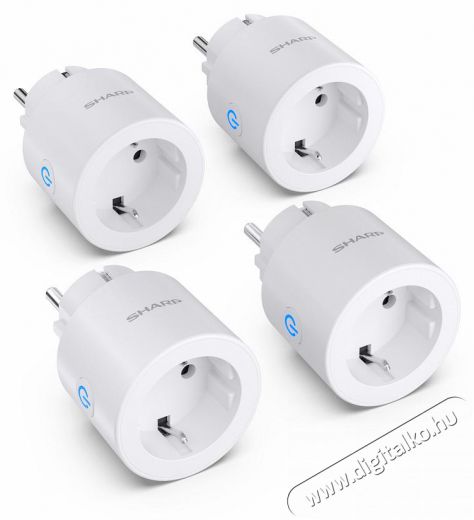 SHARP SG-PH01EW-4P WiFi Okos konnektor 4db-os H&aacute;ztart&aacute;s / Otthon / K&uuml;lt&eacute;r - Okos otthon - Okos konnektor - 499546