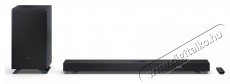 SHARP Q HT-SBW53121(BK) 3.1.2 Dolby Atmos / DTS:X hangprojektor vezet&eacute;k n&eacute;lk&uuml;li m&eacute;lynyom&oacute;val fekete Audio-Video / Hifi / Multim&eacute;dia - Hangprojektor / soundbar - M&eacute;lyl&aacute;d&aacute;val - 505449