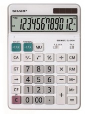 SHARP EL-340W napelemes irodai számológép Iroda és számítástechnika - Számológép - Zsebszámológép - 508566
