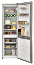 SHARP SJ-FBB04DTXLE-EU alulfagyaszt&oacute;s hűtőszekr&eacute;ny, 268L, Inox Konyhai term&eacute;kek - Hűtő, fagyaszt&oacute; (szabadon&aacute;ll&oacute;) - Alulfagyaszt&oacute;s kombin&aacute;lt hűtő - 529183