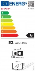 SHARP 43HP5265E 108cm-es 4K Ultra HD QLED Google TV Telev&iacute;zi&oacute;k - LED telev&iacute;zi&oacute; - UHD 4K felbont&aacute;s&uacute; - 530959
