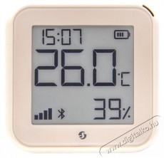 SHELLY Blue H&T Bluetooth elemes hőm&eacute;rs&eacute;klet &eacute;s p&aacute;ratartalom &eacute;rz&eacute;kelő, mocha H&aacute;ztart&aacute;s / Otthon / K&uuml;lt&eacute;r - Lak&aacute;sfelszerel&eacute;s - Hőm&eacute;rő / barom&eacute;ter - 519739