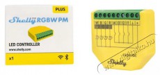 SHELLY Plus RGBW, dimmer LED szalagokhoz, WiFi H&aacute;ztart&aacute;s / Otthon / K&uuml;lt&eacute;r - Okos otthon - Kieg&eacute;sz&iacute;tő - 521479