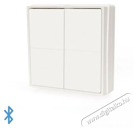 SHELLY BLU Wall Switch 4 (Stand Alone) H&aacute;ztart&aacute;s / Otthon / K&uuml;lt&eacute;r - Okos otthon - Kieg&eacute;sz&iacute;tő - 521454
