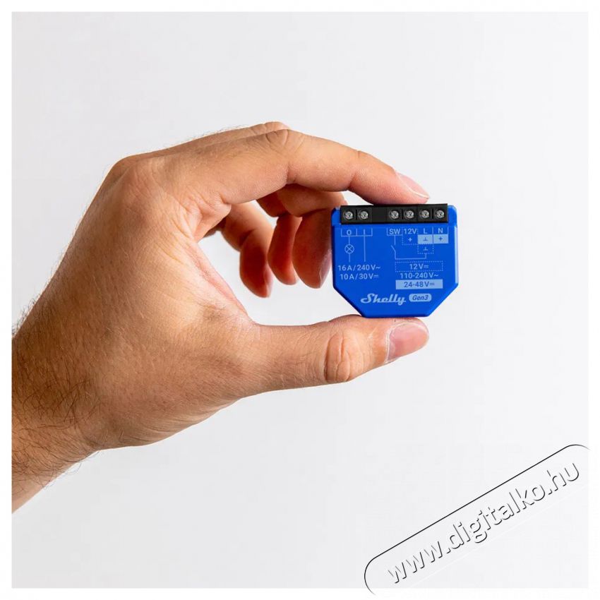 SHELLY Gen3 1, kapcsol&oacute;modul, WiFi H&aacute;ztart&aacute;s / Otthon / K&uuml;lt&eacute;r - Okos otthon - Kieg&eacute;sz&iacute;tő - 521461
