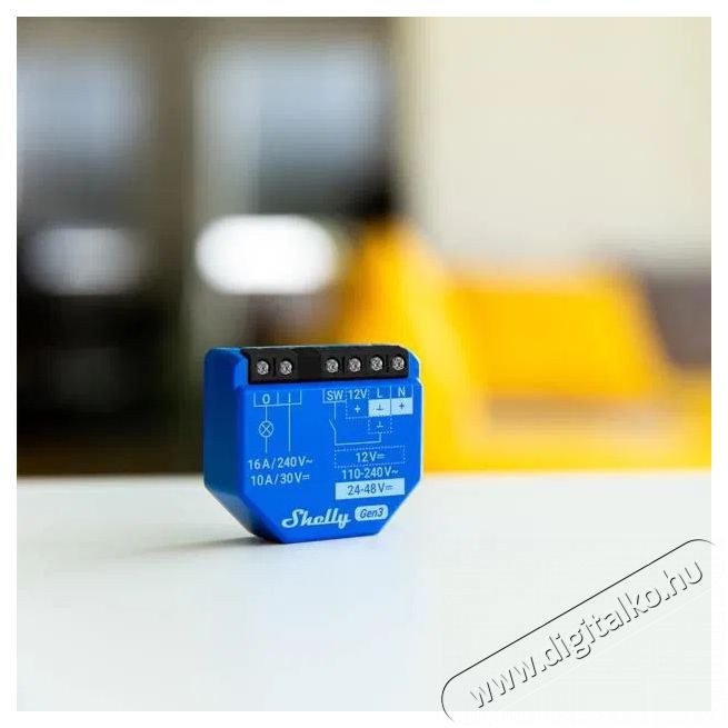 SHELLY Gen4 1, kapcsol&oacute; modul, Wi-Fi H&aacute;ztart&aacute;s / Otthon / K&uuml;lt&eacute;r - Okos otthon - Kieg&eacute;sz&iacute;tő - 521469
