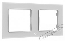 SHELLY Dupla keret WS kapcsol&oacute;hoz, feh&eacute;r H&aacute;ztart&aacute;s / Otthon / K&uuml;lt&eacute;r - Okos otthon - Kieg&eacute;sz&iacute;tő - 521445