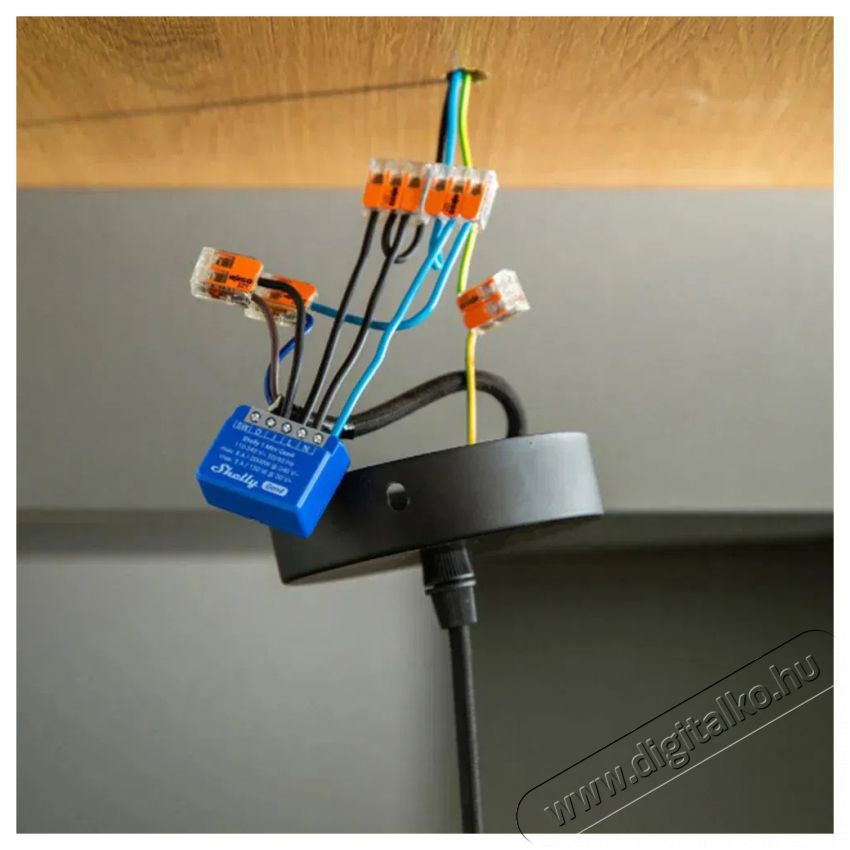 SHELLY Gen4 1 Mini, kapcsol&oacute; modul, Wi-Fi H&aacute;ztart&aacute;s / Otthon / K&uuml;lt&eacute;r - Okos otthon - Kieg&eacute;sz&iacute;tő - 521468