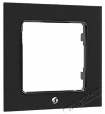 SHELLY Keret WS kapcsol&oacute;hoz, fekete, (80 mm x 80 mm x 10 mm) H&aacute;ztart&aacute;s / Otthon / K&uuml;lt&eacute;r - Okos otthon - Kieg&eacute;sz&iacute;tő - 521446