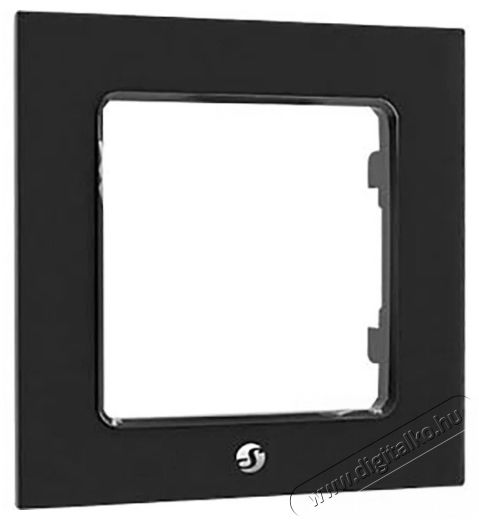SHELLY Keret WS kapcsol&oacute;hoz, fekete, (80 mm x 80 mm x 10 mm) H&aacute;ztart&aacute;s / Otthon / K&uuml;lt&eacute;r - Okos otthon - Kieg&eacute;sz&iacute;tő - 521446