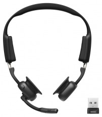 Shokz Openmeet fekete vezeték nélküli Open-Ear headset Mobil / Kommunikáció / Smart - Mobiltelefon kiegészítő / tok - Headset - 514478