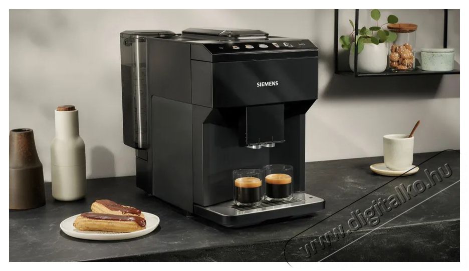 Siemens TP511R09 fekete automata k&aacute;v&eacute;főző Konyhai term&eacute;kek - K&aacute;v&eacute;főző / k&aacute;v&eacute;&ouml;rlő / kieg&eacute;sz&iacute;tő - Automata k&aacute;v&eacute;főző - 505122
