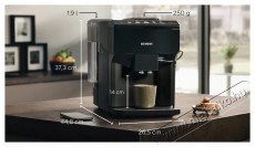 Siemens TP511R09 fekete automata k&aacute;v&eacute;főző Konyhai term&eacute;kek - K&aacute;v&eacute;főző / k&aacute;v&eacute;&ouml;rlő / kieg&eacute;sz&iacute;tő - Automata k&aacute;v&eacute;főző - 505122