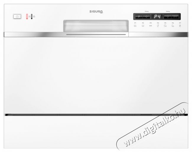 Siguro SGR-DW-T501W Efficlean Mosogat&oacute;g&eacute;p Konyhai term&eacute;kek - Mosogat&oacute;g&eacute;p - Norm&aacute;l (60cm) szabadon&aacute;ll&oacute; mosogat&oacute;g&eacute;p - 500784