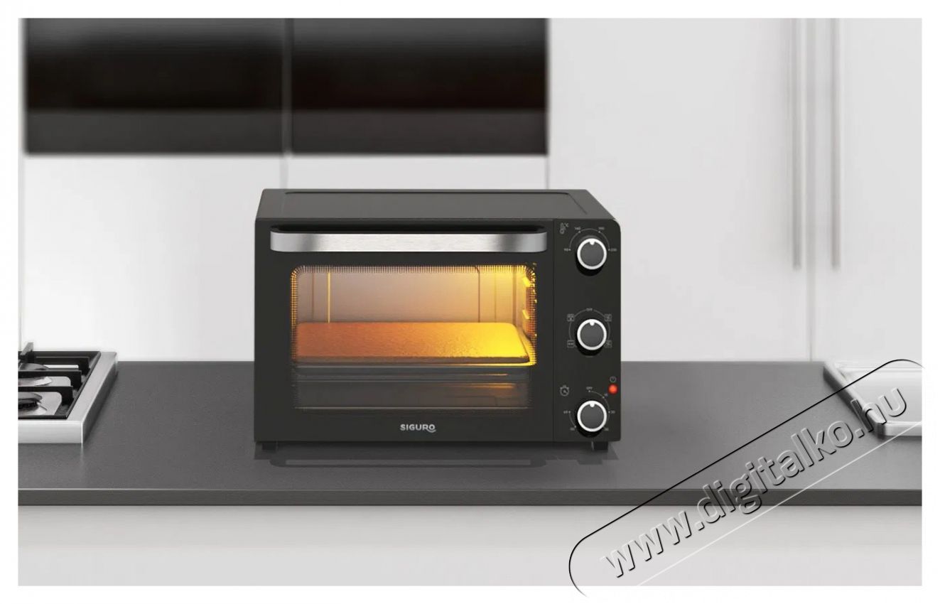 Siguro CO-E280B Perfect Roast & Grill Compact Konyhai term&eacute;kek - S&uuml;tő-főzőlap, tűzhely (szabadon&aacute;ll&oacute;) - Mini s&uuml;tő / mini grill / mini konyha - 504557