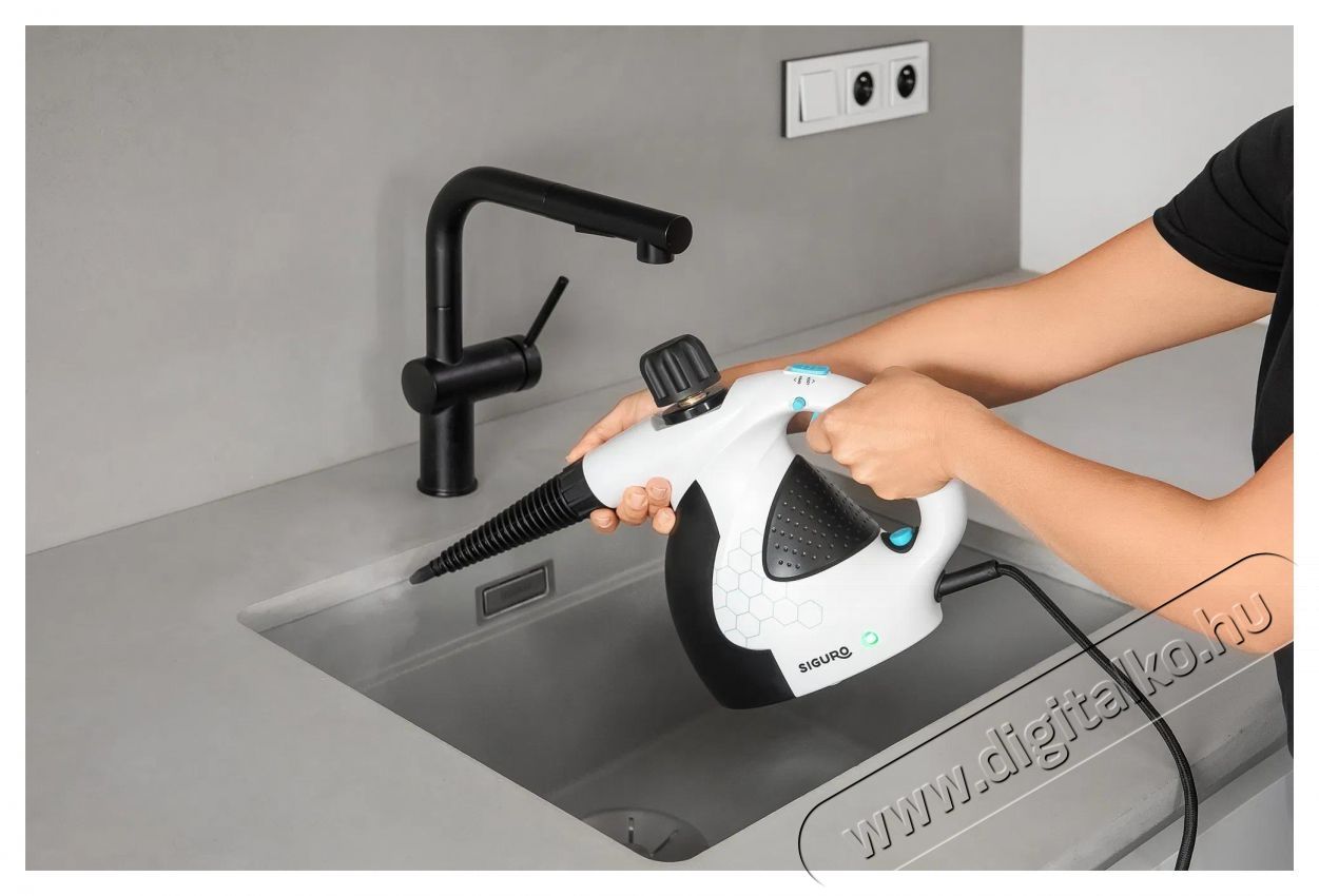 Siguro ST-D400W Eider H&aacute;ztart&aacute;s / Otthon / K&uuml;lt&eacute;r - Tiszt&iacute;t&oacute; / mos&oacute; - K&eacute;zi gőztiszt&iacute;t&oacute; / gőzborotva - 503649