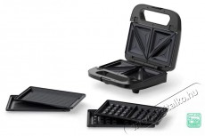 Siguro SM-A200SU Golden Toast 3in1 Konyhai term&eacute;kek - Konyhai kisg&eacute;p (s&uuml;t&eacute;s / főz&eacute;s / hűt&eacute;s / &eacute;telk&eacute;sz&iacute;t&eacute;s) - Melegszendvics / gofri s&uuml;tő - 504870