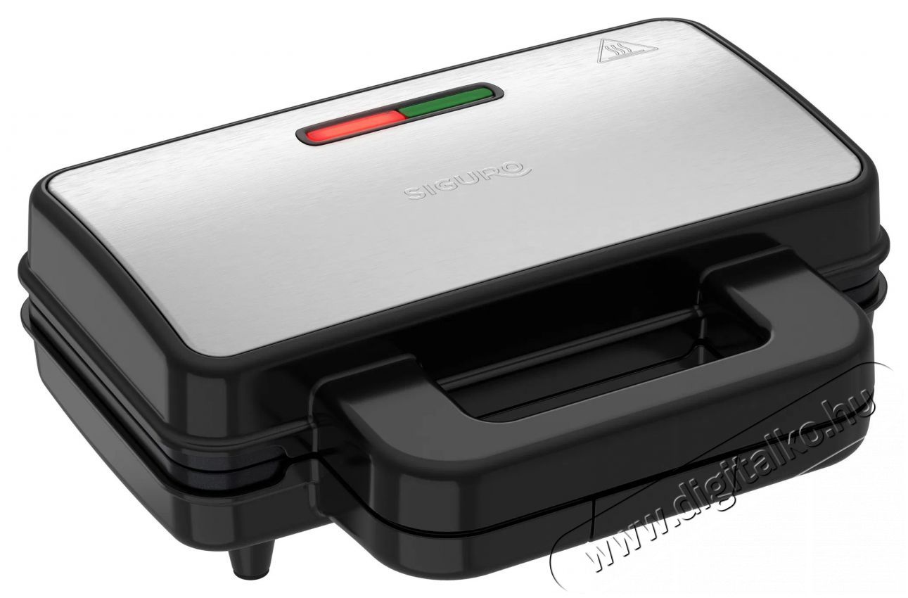 Siguro SM-D131S Perfect Toast 3in1 Konyhai term&eacute;kek - Konyhai kisg&eacute;p (s&uuml;t&eacute;s / főz&eacute;s / hűt&eacute;s / &eacute;telk&eacute;sz&iacute;t&eacute;s) - Melegszendvics / gofri s&uuml;tő - 504876