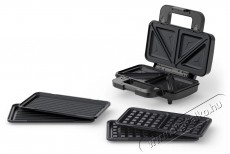 Siguro SM-D131S Perfect Toast 3in1 Konyhai term&eacute;kek - Konyhai kisg&eacute;p (s&uuml;t&eacute;s / főz&eacute;s / hűt&eacute;s / &eacute;telk&eacute;sz&iacute;t&eacute;s) - Melegszendvics / gofri s&uuml;tő - 504876