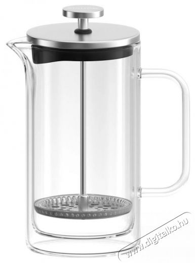 Siguro Double Delight french press, duplafal&uacute;, 1 l Konyhai term&eacute;kek - K&aacute;v&eacute;főző / k&aacute;v&eacute;&ouml;rlő / kieg&eacute;sz&iacute;tő - K&aacute;v&eacute;főző kieg&eacute;sz&iacute;tő - 503774