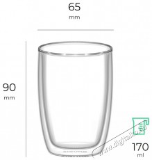 Siguro Capuccino Thermo poh&aacute;r, 170 ml, 2 db &Uacute;jdons&aacute;gok - &Uacute;j term&eacute;kek - 503770