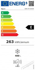 Siguro CF-O15W Fast Freeze 400 Konyhai term&eacute;kek - Hűtő, fagyaszt&oacute; (szabadon&aacute;ll&oacute;) - Fagyaszt&oacute;l&aacute;da - 509126