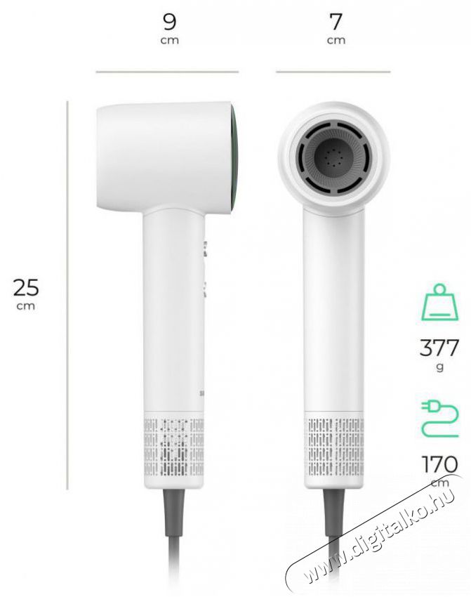 Siguro HR-I550W Snow Flow Premium Sz&eacute;ps&eacute;g&aacute;pol&aacute;s / Eg&eacute;szs&eacute;g - Haj&aacute;pol&aacute;s - Hajsz&aacute;r&iacute;t&oacute; - 510700
