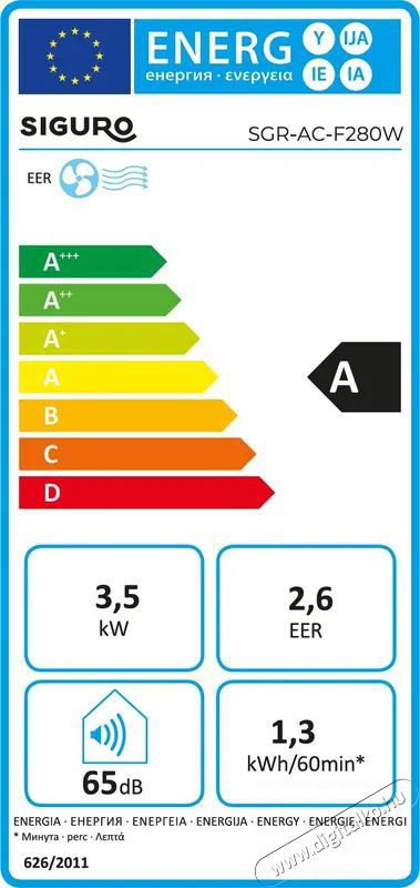Siguro AC-F280W Mistral 12 H&aacute;ztart&aacute;s / Otthon / K&uuml;lt&eacute;r - Ventil&aacute;tor / L&eacute;gkondicion&aacute;l&oacute; - Mobil kl&iacute;ma - 520588