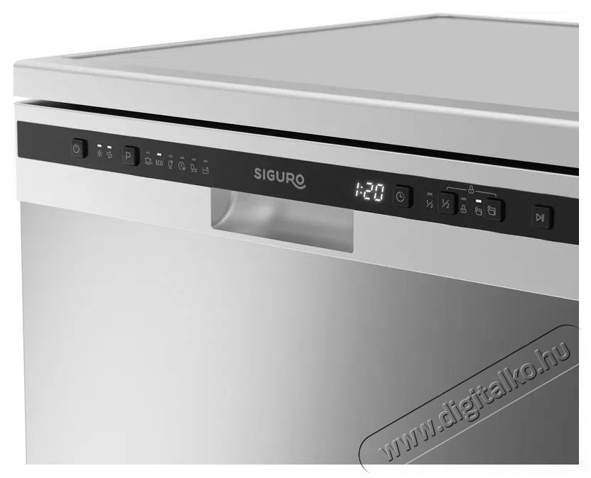 Siguro DW-F604S Efficlean Konyhai term&eacute;kek - Mosogat&oacute;g&eacute;p - Norm&aacute;l (60cm) be&eacute;p&iacute;thető mosogat&oacute;g&eacute;p - 520592