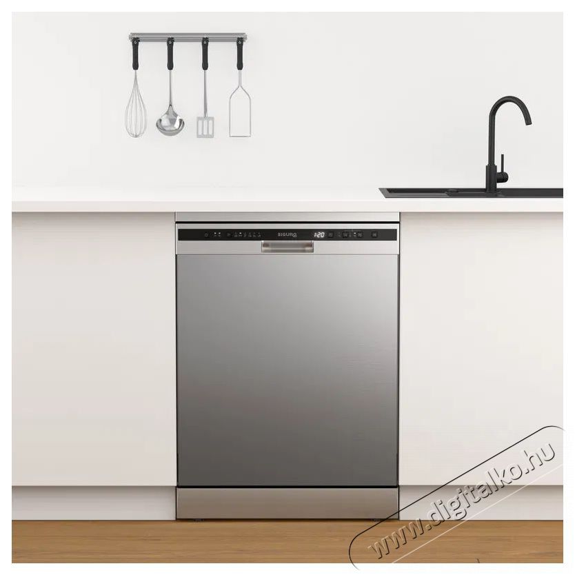 Siguro DW-F604S Efficlean Konyhai term&eacute;kek - Mosogat&oacute;g&eacute;p - Norm&aacute;l (60cm) be&eacute;p&iacute;thető mosogat&oacute;g&eacute;p - 520592
