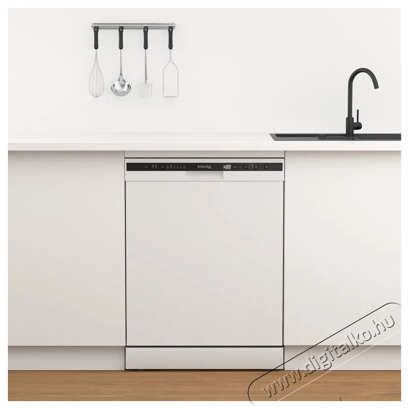 Siguro DW-F604W Efficlean Konyhai term&eacute;kek - Mosogat&oacute;g&eacute;p - Norm&aacute;l (60cm) be&eacute;p&iacute;thető mosogat&oacute;g&eacute;p - 520594