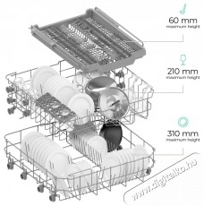 Siguro DW-F604W Efficlean Konyhai term&eacute;kek - Mosogat&oacute;g&eacute;p - Norm&aacute;l (60cm) be&eacute;p&iacute;thető mosogat&oacute;g&eacute;p - 520594