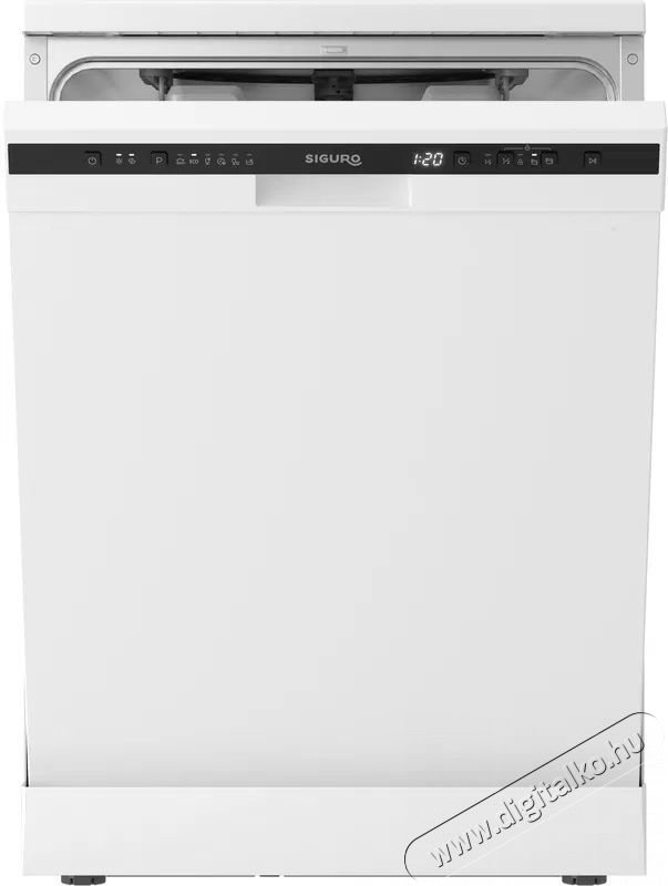 Siguro DW-F604W Efficlean Konyhai term&eacute;kek - Mosogat&oacute;g&eacute;p - Norm&aacute;l (60cm) be&eacute;p&iacute;thető mosogat&oacute;g&eacute;p - 520594