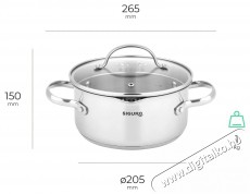 Siguro Pure Delight 9 db, ed&eacute;nyek + serpenyő, 20 cm Konyhai term&eacute;kek - Ed&eacute;ny - Ed&eacute;ny k&eacute;szlet - 520545