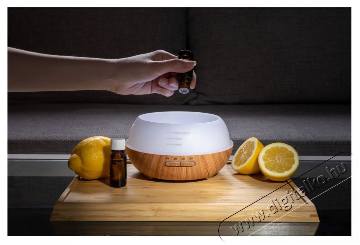 Siguro AD-G400LW Silvery Blue Aroma diff&uacute;zor Sz&eacute;ps&eacute;g&aacute;pol&aacute;s / Eg&eacute;szs&eacute;g - L&eacute;gtiszt&iacute;t&oacute; / p&aacute;r&aacute;s&iacute;t&oacute; / p&aacute;r&aacute;tlan&iacute;t&oacute; - P&aacute;r&aacute;s&iacute;t&oacute; - 526027