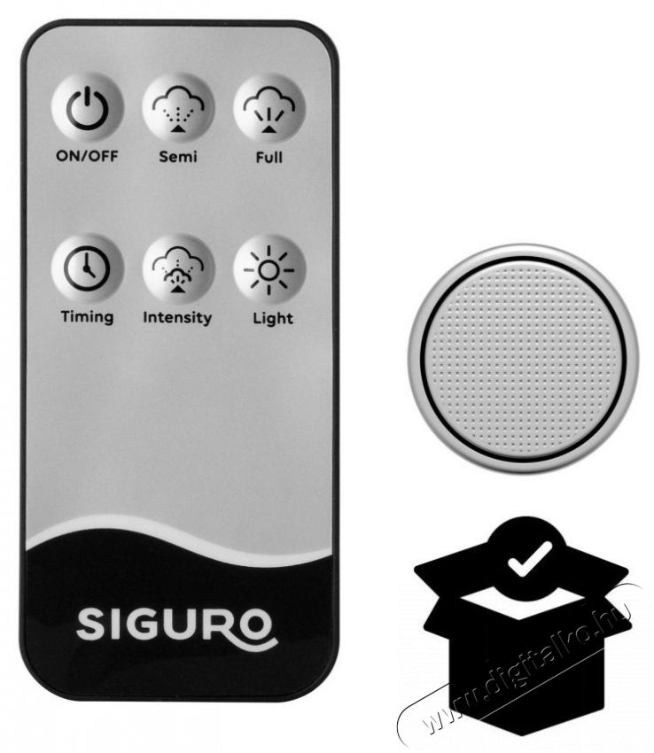 Siguro AD-G400LW Silvery Blue Aroma diff&uacute;zor Sz&eacute;ps&eacute;g&aacute;pol&aacute;s / Eg&eacute;szs&eacute;g - L&eacute;gtiszt&iacute;t&oacute; / p&aacute;r&aacute;s&iacute;t&oacute; / p&aacute;r&aacute;tlan&iacute;t&oacute; - P&aacute;r&aacute;s&iacute;t&oacute; - 526027